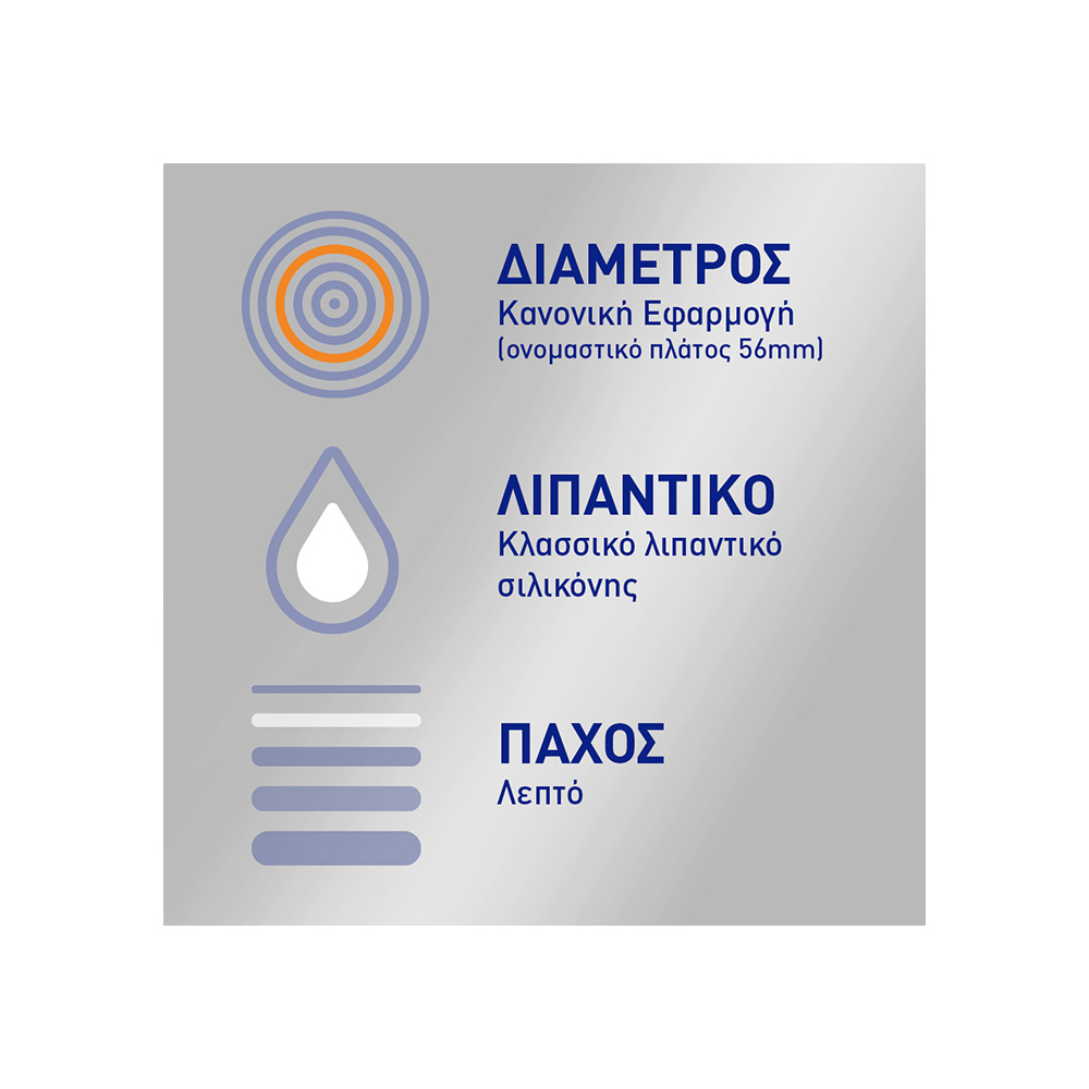 DUREX - Προφυλακτικά Invisible (κανονική εφαρμογή) - 12τεμ.